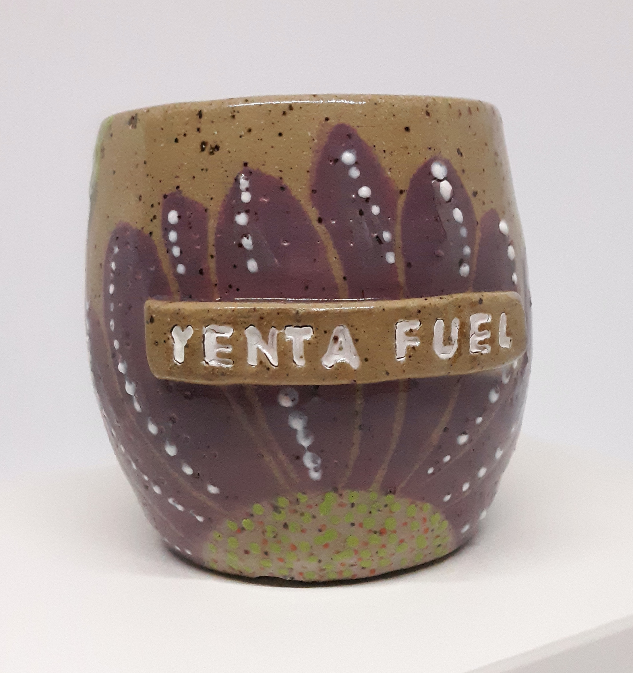 "Yenta Fuel" Handmade Original Artwork Mug