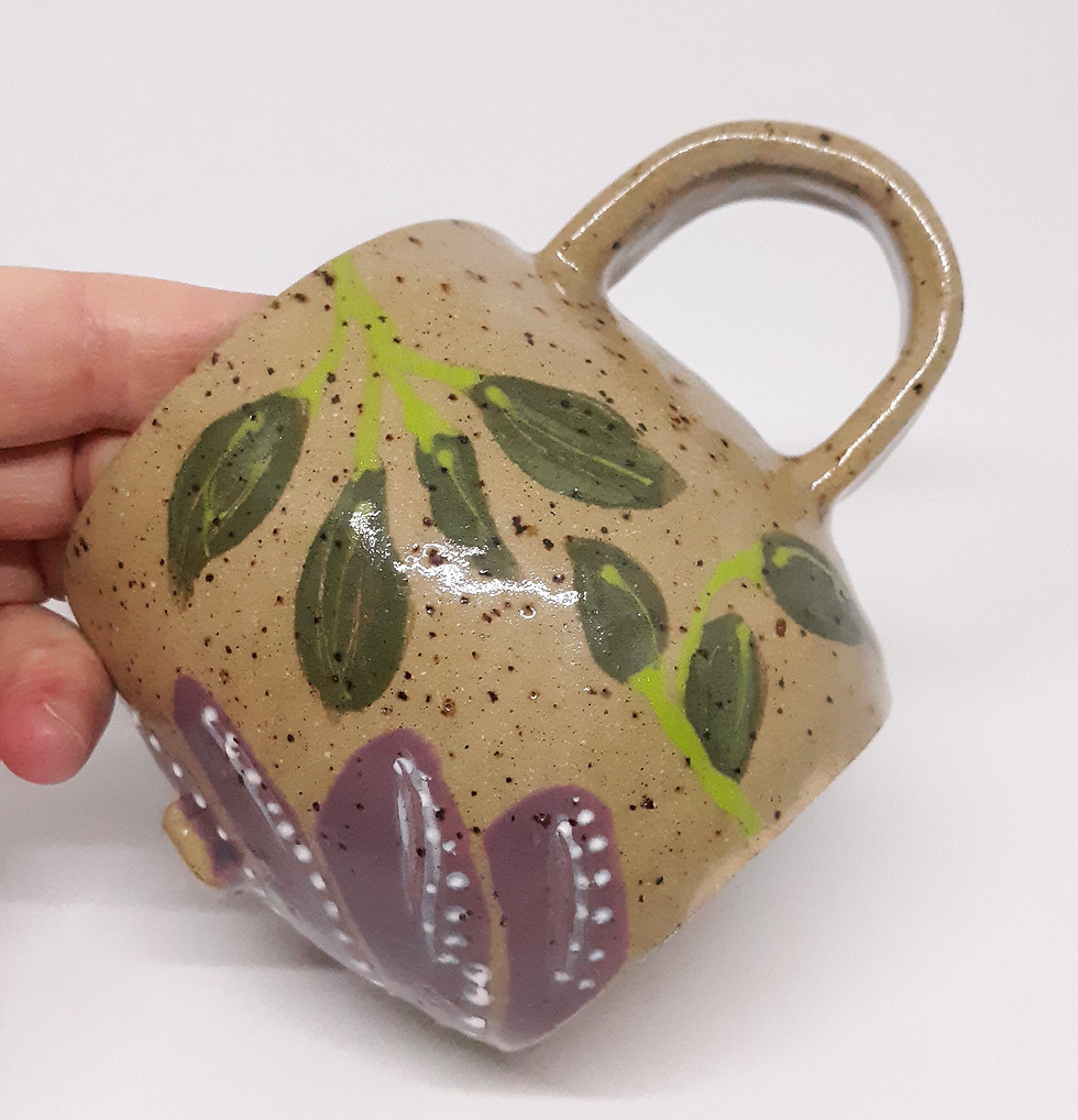 Thumbnail: "Yenta Fuel" Handmade Original Artwork Mug