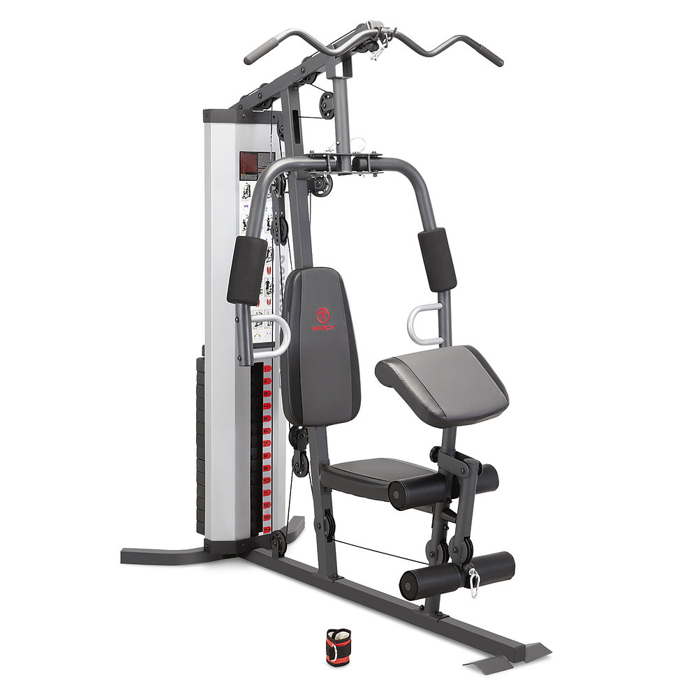 Manz Stack Machine Marcy MWM-988 Multifunction Steel Home Gym 150lb Weight Stack Machine