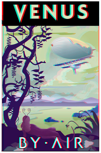 3D Space Travel: Venus by Air | stevethomasart