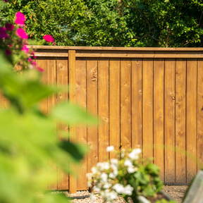 Wood fence by A+ Fences in Winnipeg