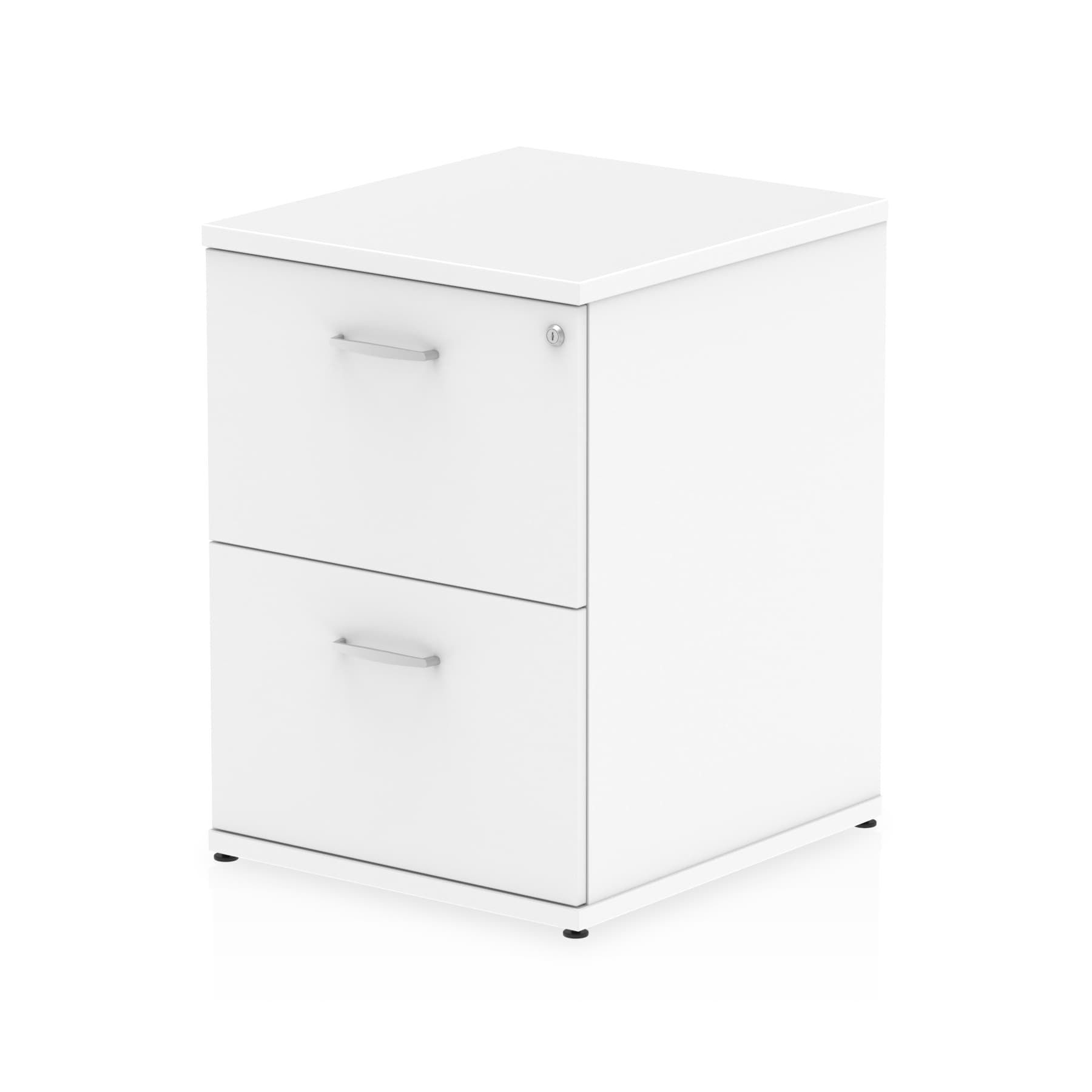 Impulse Filing Cabinet 2 Drawer White