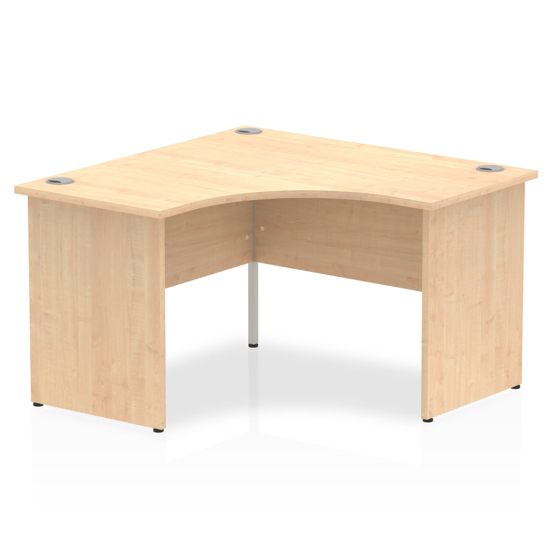 Impulse 1200 Corner Desk Panel End Leg Desk Maple