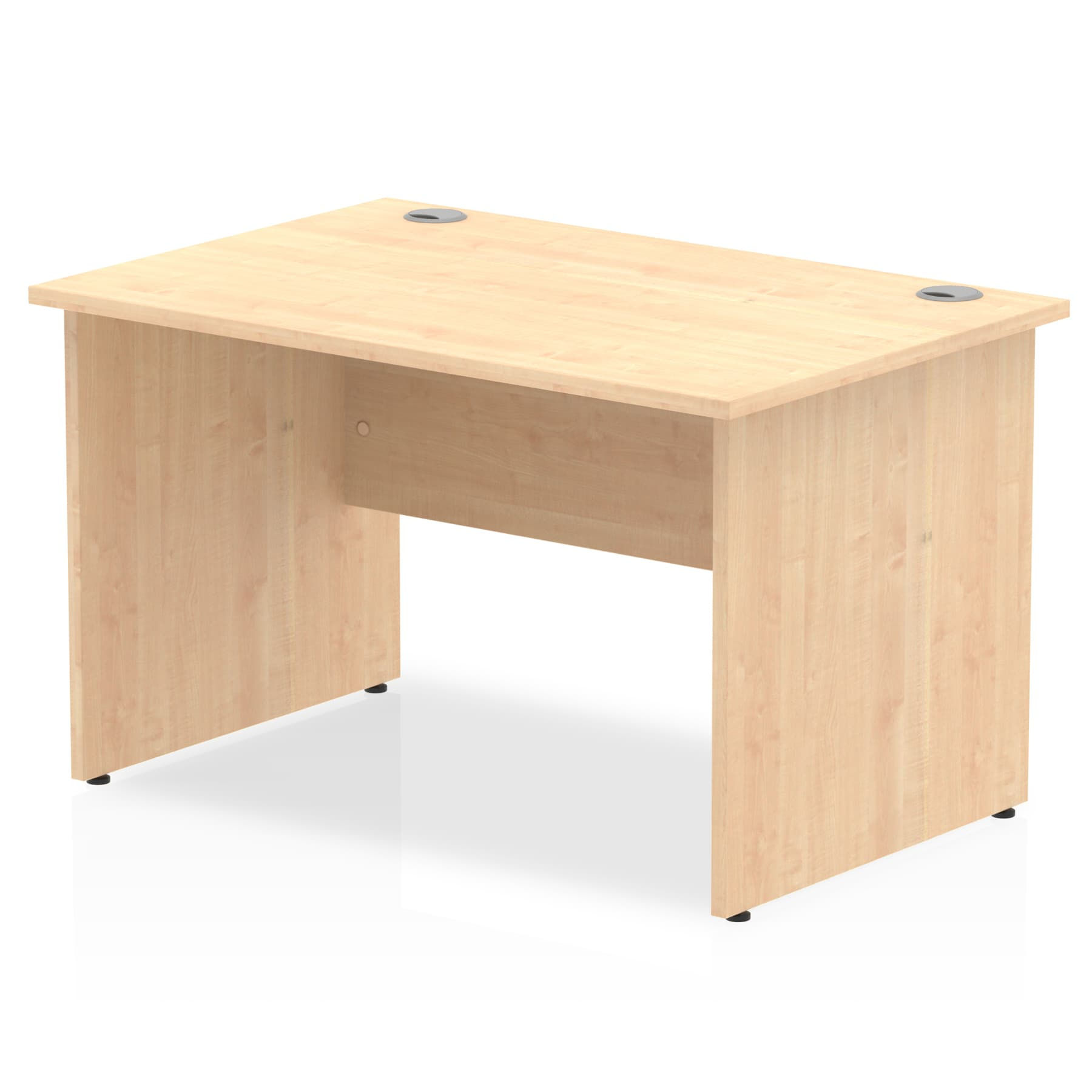 Impulse Panel End 1200 Rectangle Desk Maple