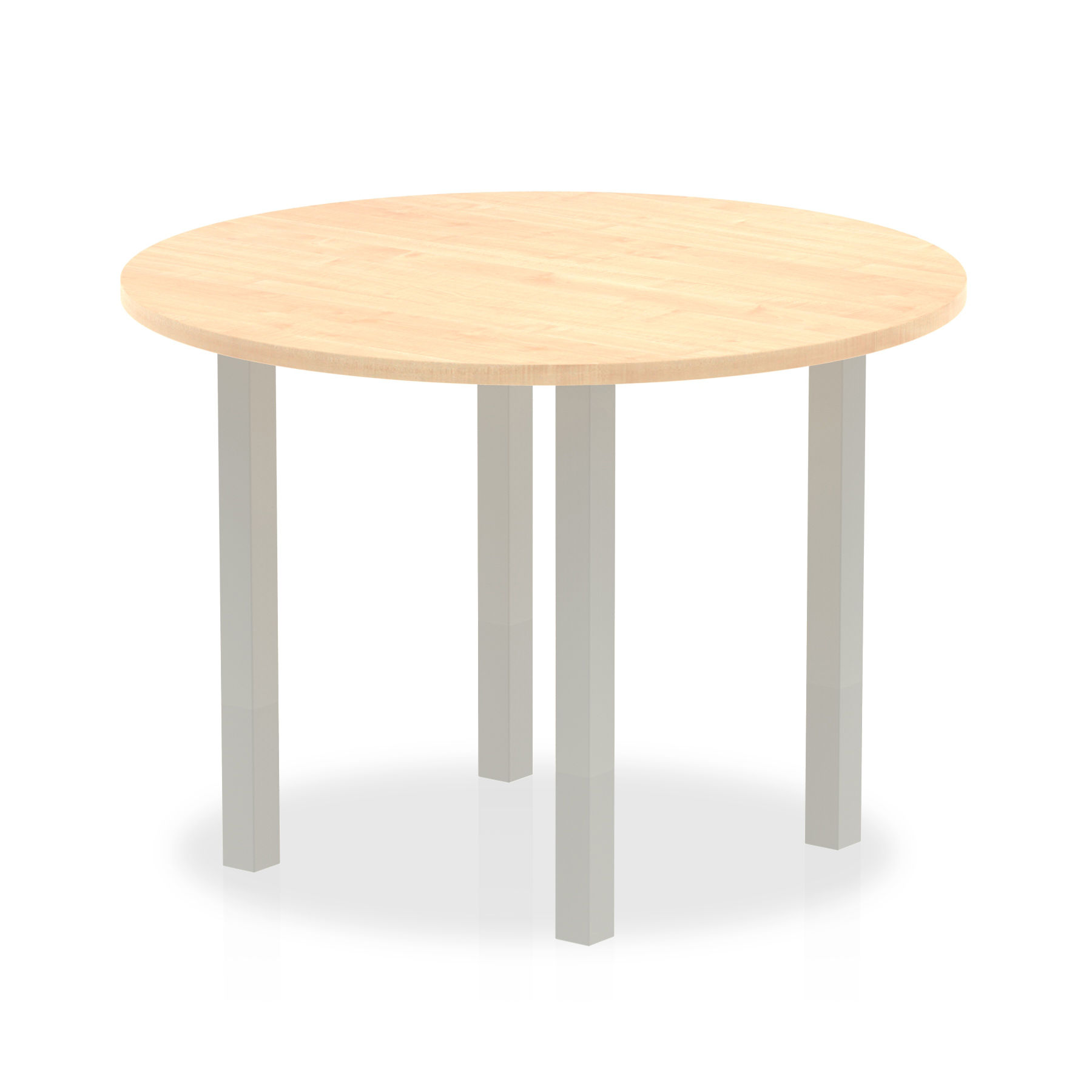 Impulse Round Meeting Table 1000 Maple