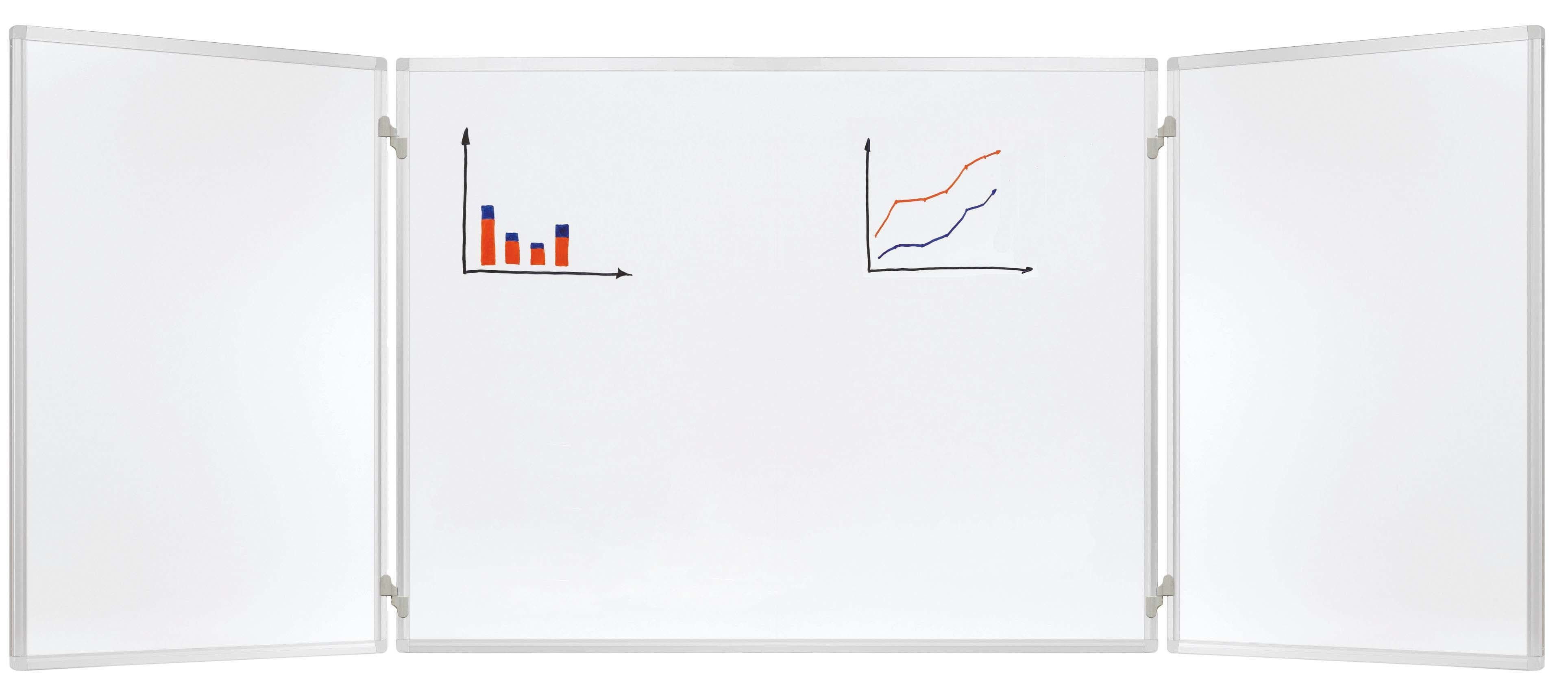 Folding Board System Trio 2 board Wings 60 x 90 CM Lacquered Steel