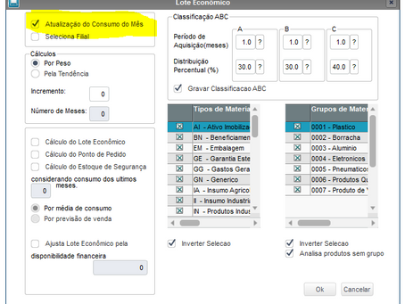[PROTHEUS]Relatorio MATR340 -Consumo Mes a Mes.