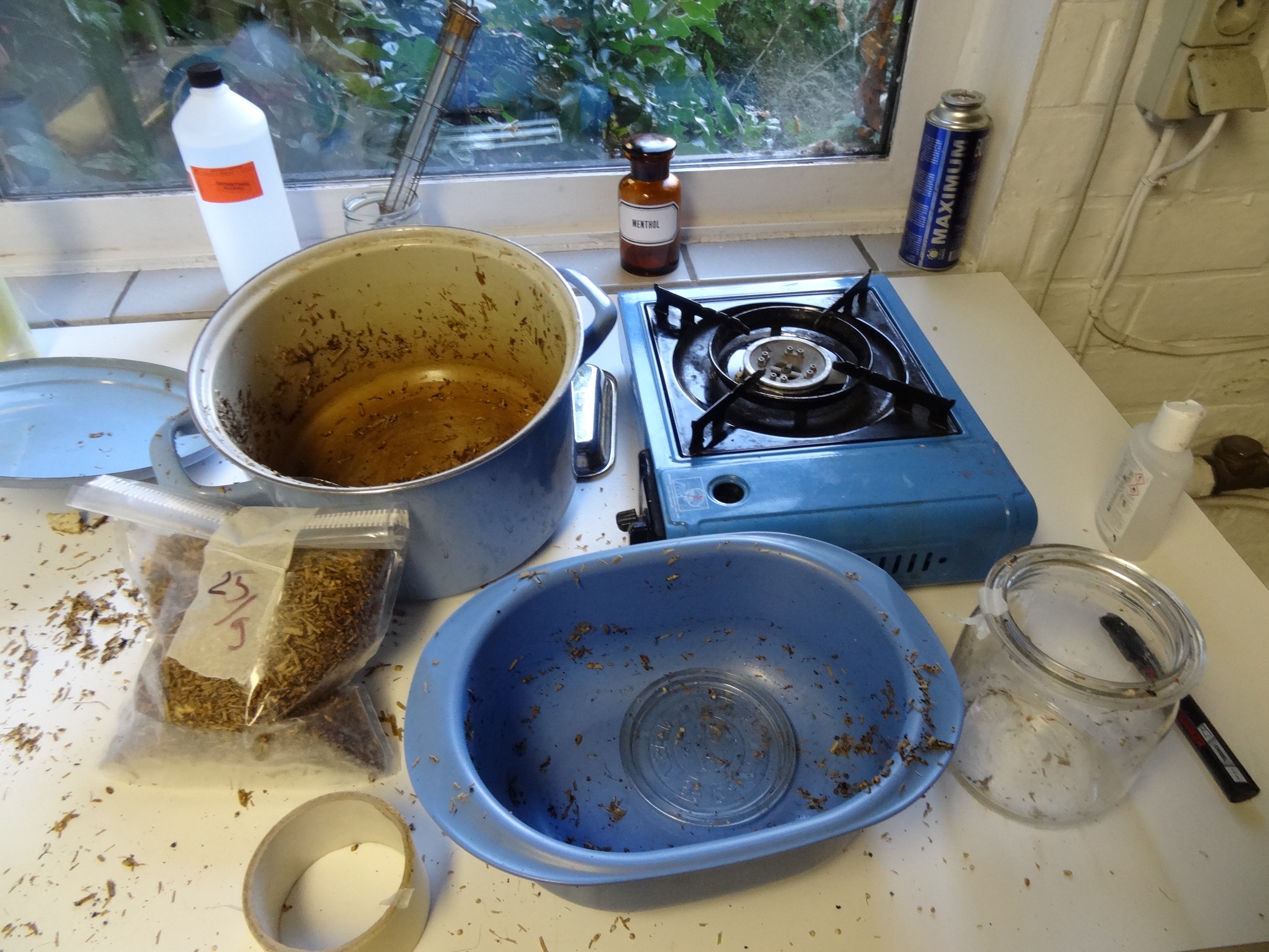 messy kitchen