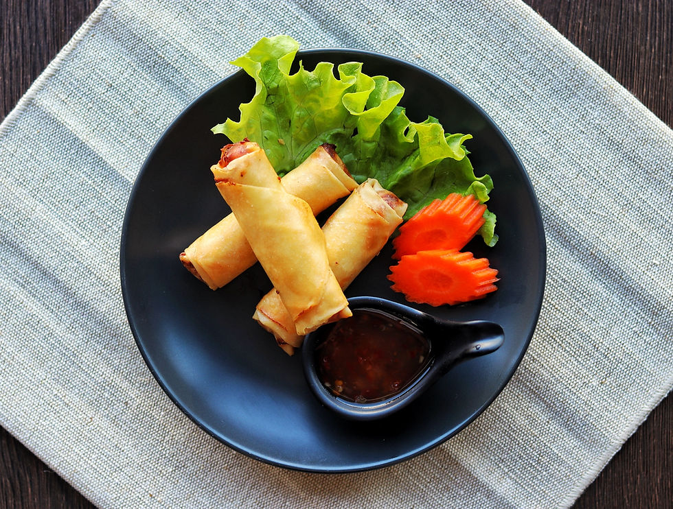 Arranged Food and Objects