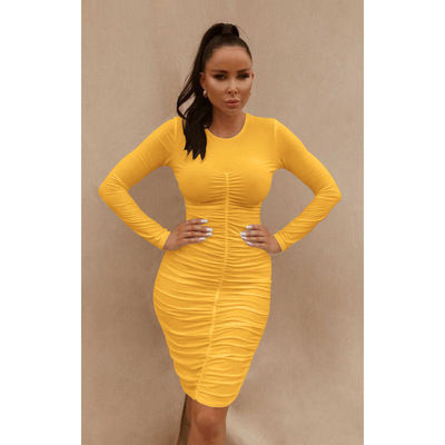 Thumbnail: Women’s Elegant Bodycon Long Sleeve Formal Dress
