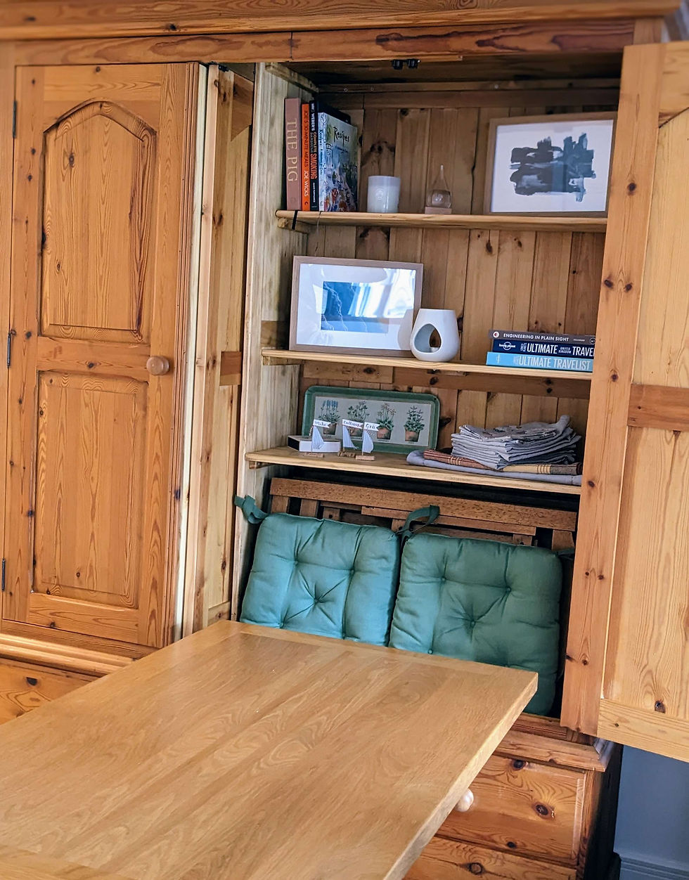 Thumbnail: Bespoke Wardrobe With Fold-Down Table 