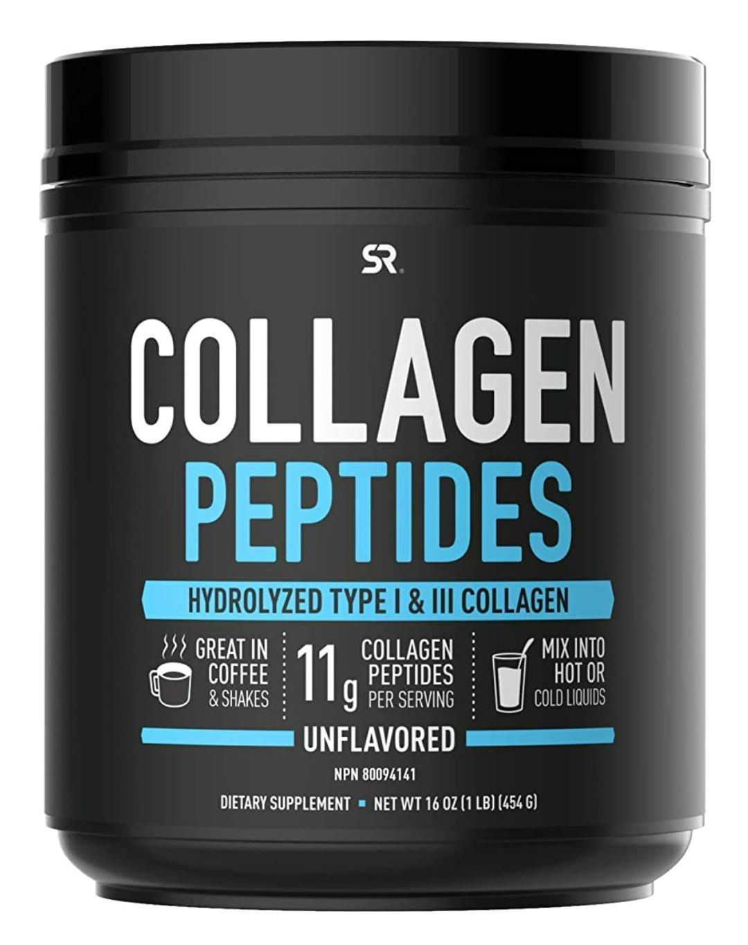 Collagen Peptides Powder | Hydrolyzed Type 1&3 Collagen | Non-GMO Verified, Cert