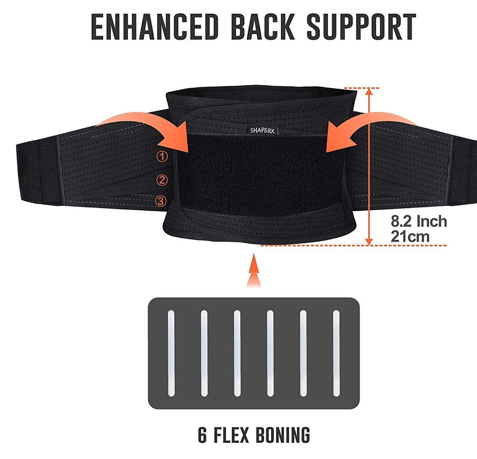 Thumbnail: SHAPERX Waist Trainer Belt for Women - Waist Trimmer Slimming Belly Band Body Sh