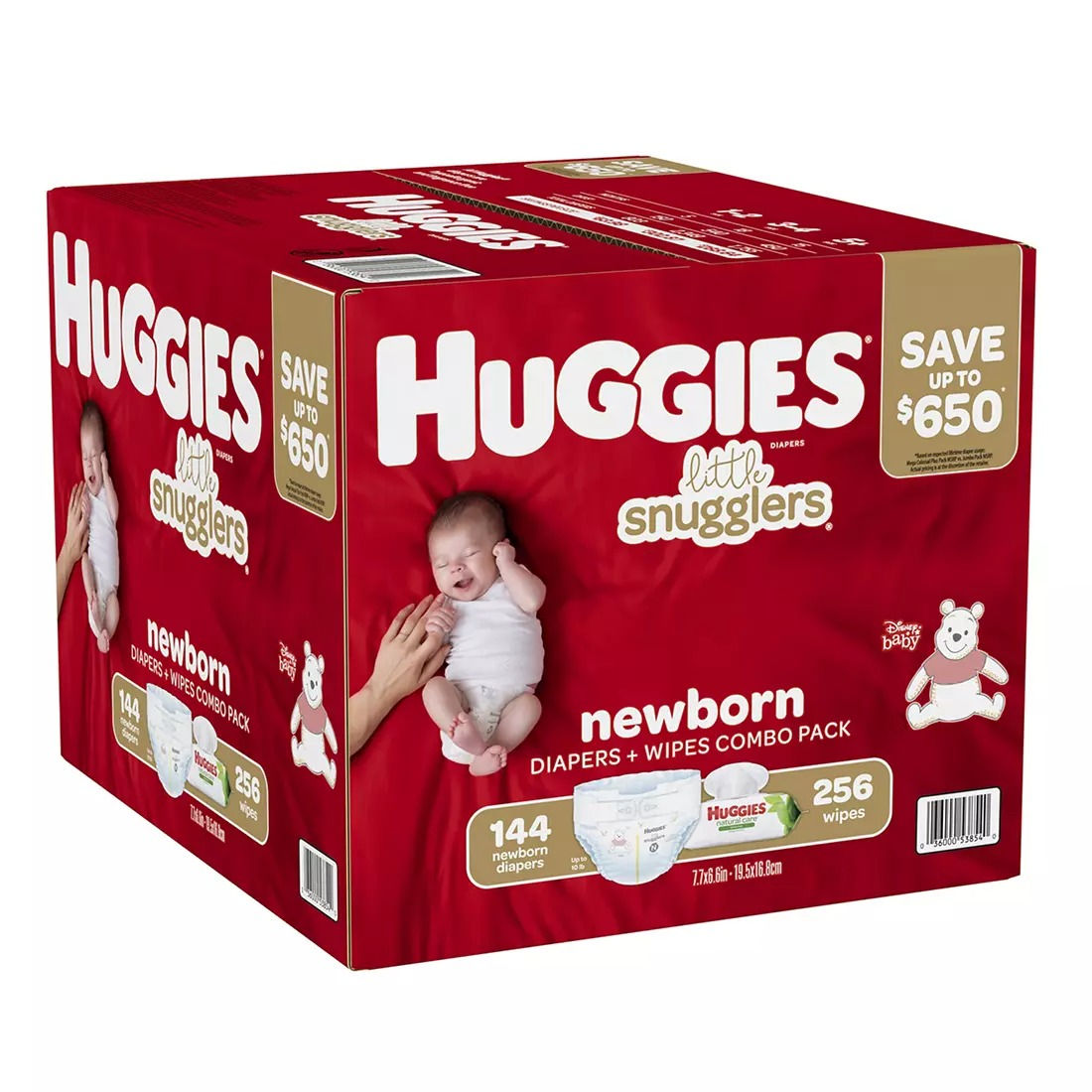 Huggies little wipes and diapers 12pcs