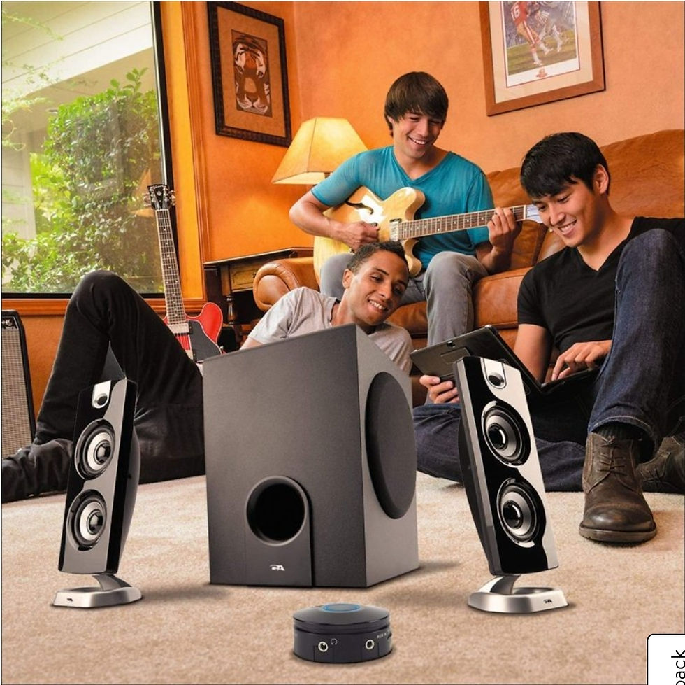 Thumbnail: Cyber Acoustics CA-3602FFP 2.1 Speaker Sound System with Subwoofer and Control P