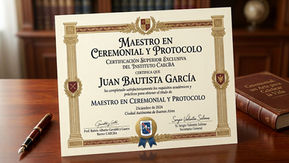 Maestro en Ceremonial y Protocolo 2027
