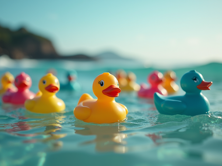 The Great Rubber Duck Adventure: How 28000 Colorful Bath Toys Took the Pacific by Storm!