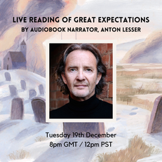 Anton Lesser live reading of the opening of Great Expectations by Charles Dickens