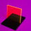 Miniatura: 1/8" Fluorescent Orange Transparent Acrylic