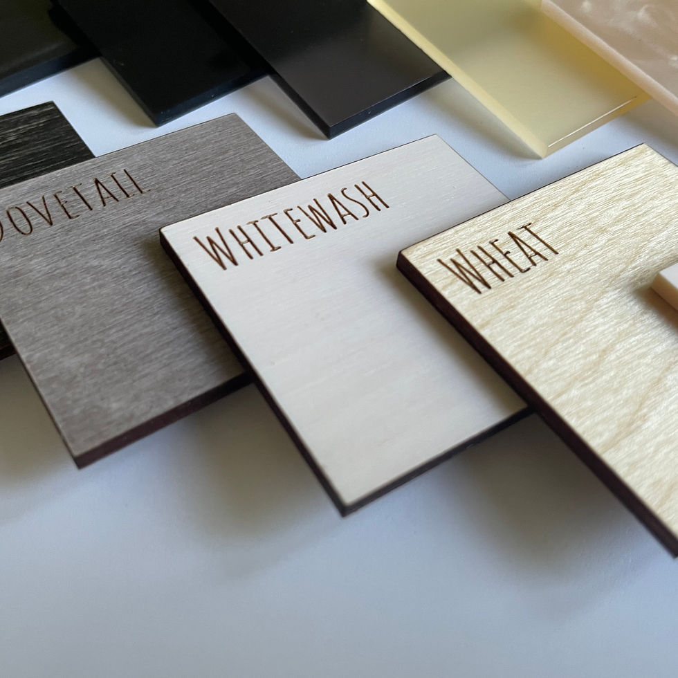 Thumbnail: 1/8" Whitewash Pre-Dyed Plywood