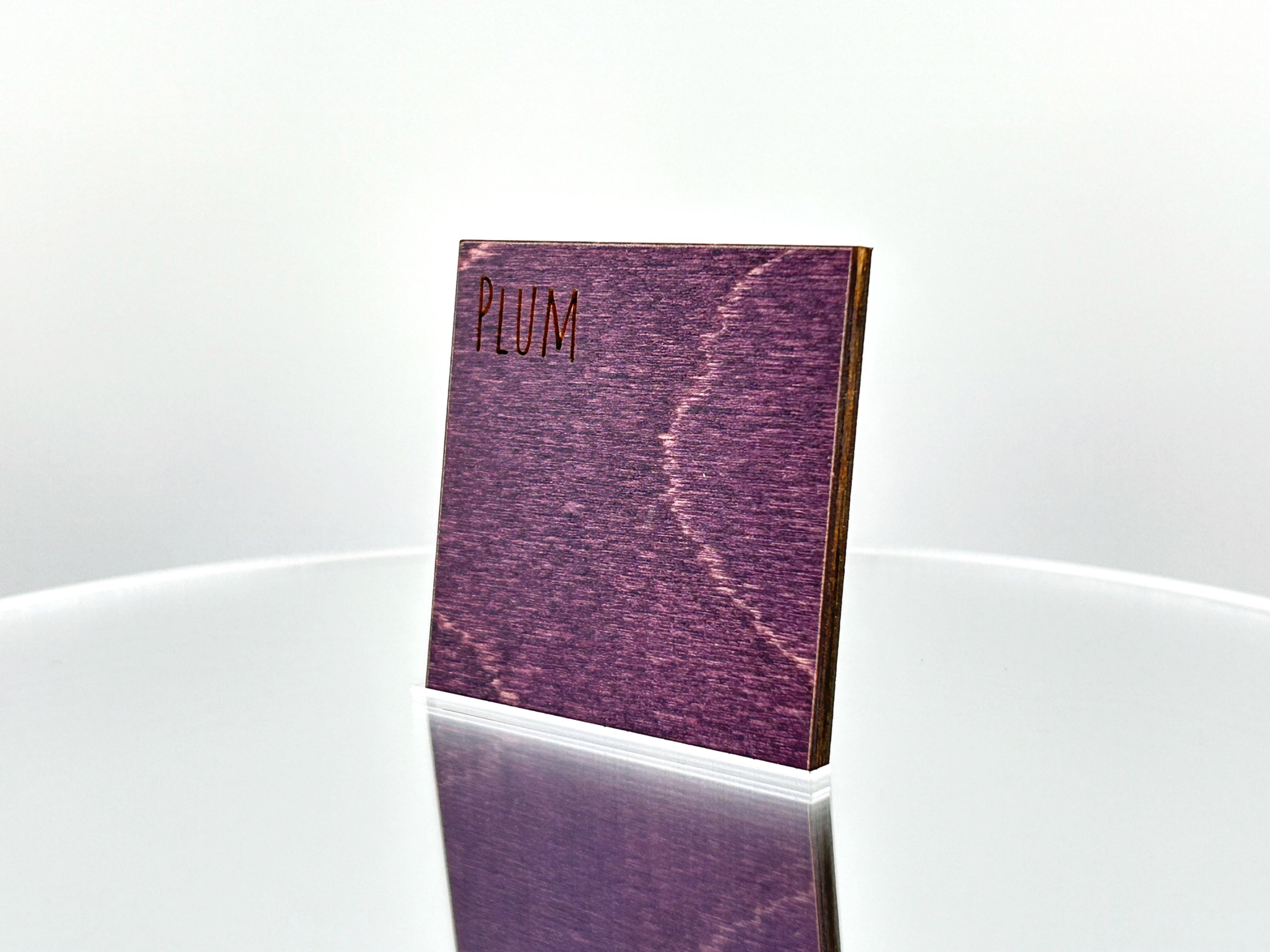 1/8" Plum Pre-Dyed Plywood