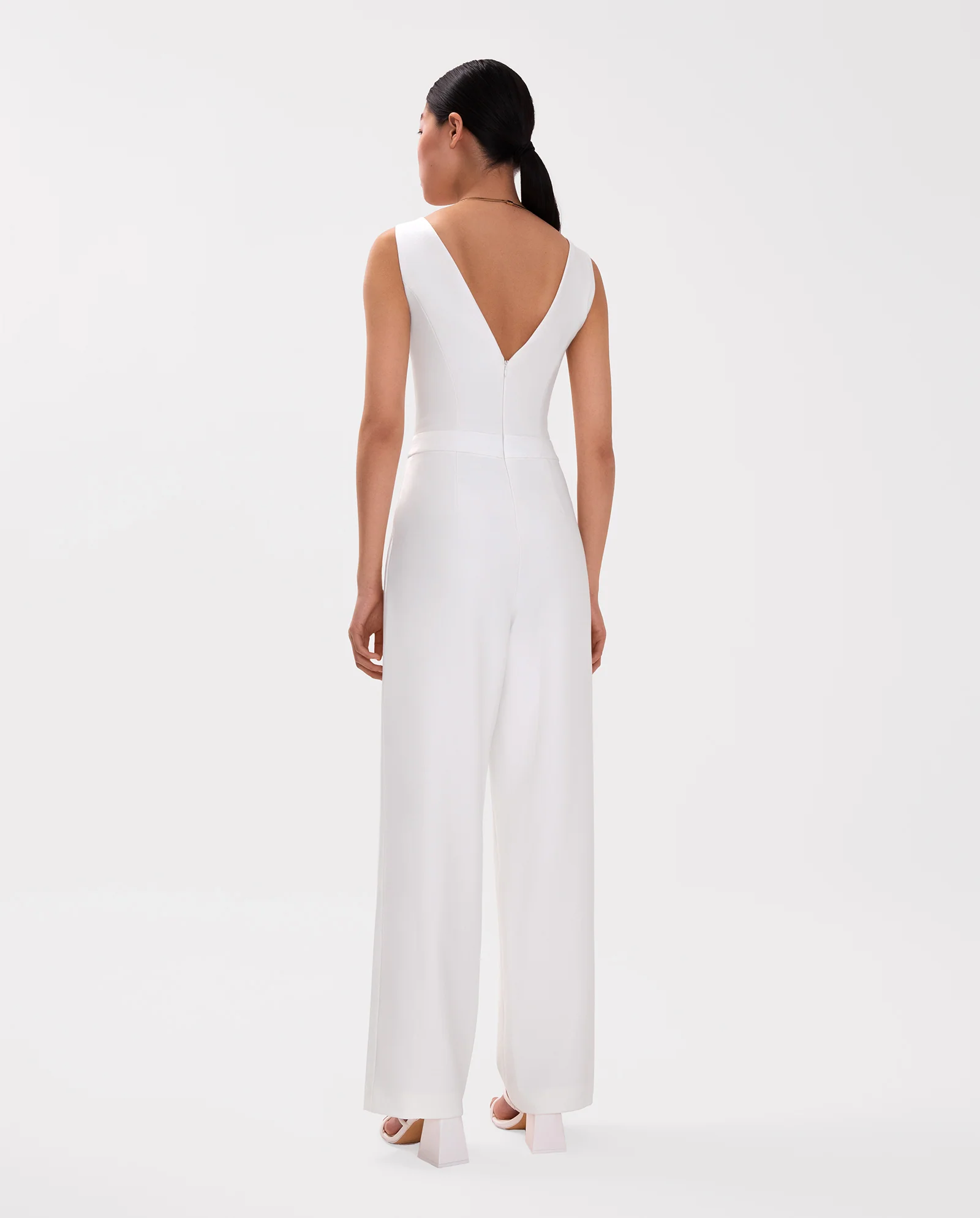 Ivy Embroidered Jumpsuit -  Black