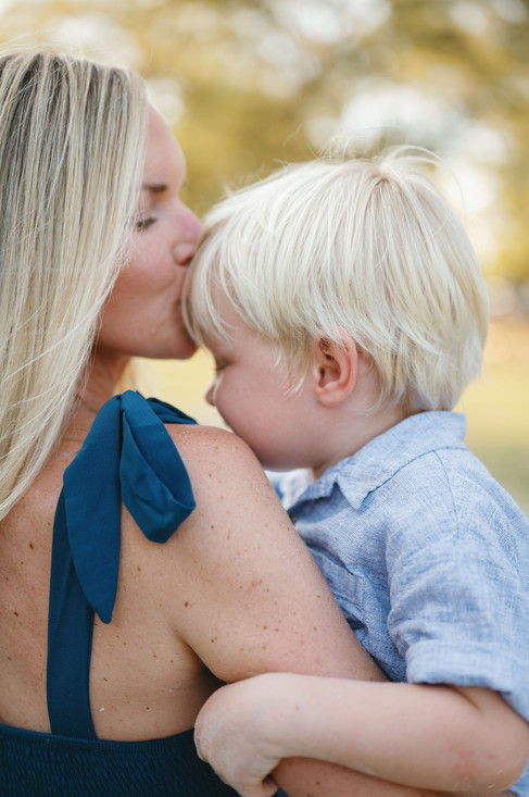 Mother and Son Sarasota Beach Photo