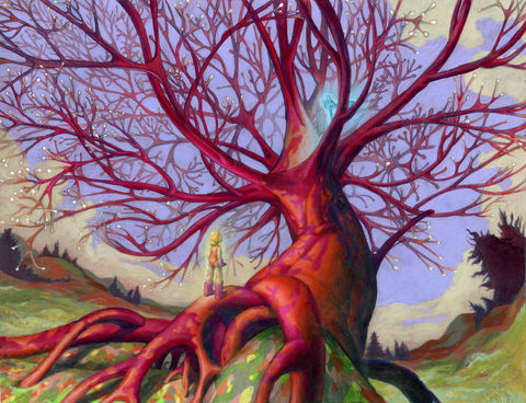 Maggie Tseng's interpretation of the third stage in alchemy, separation for the alchemical imagination course hosted by the golden dome school.