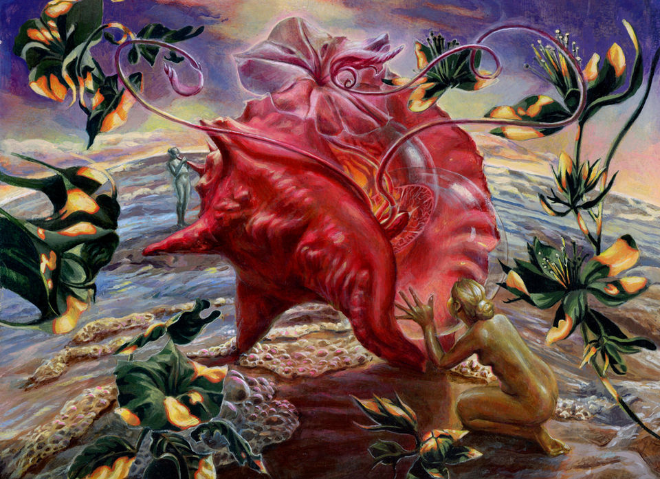 Maggie Tseng's interpretation of the fourth stage in alchemy, conjunction for the alchemical imagination course hosted by the golden dome school.