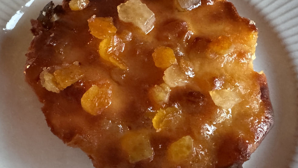 Soft clementine ricotta bites
