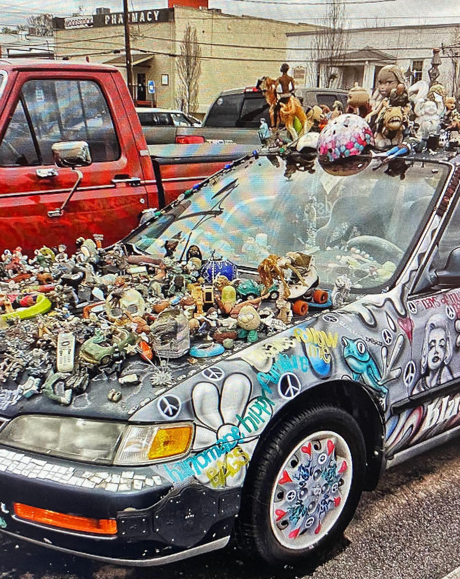 Art car Karma. Wild Art Car home to Woodstock 