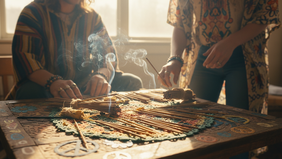 The Benefits of Handmade Incense Sticks: Peace, Love, and a Whiff of the 70's Groove