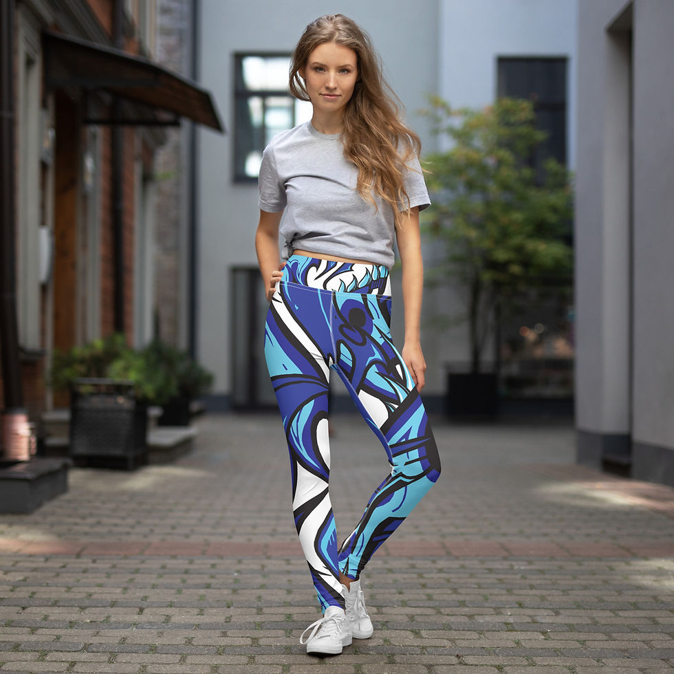 Thumbnail: Tribal Tempest Yoga Leggings