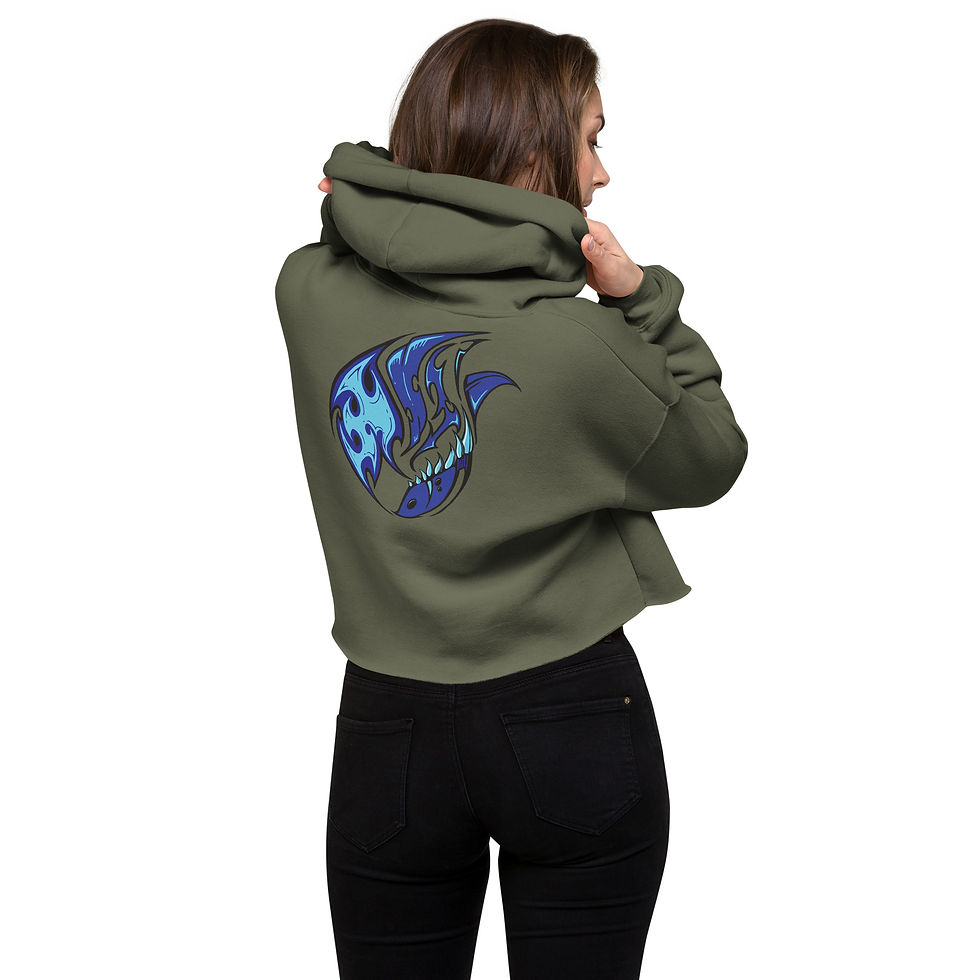 Thumbnail: Trible Tempest Crop Hoodie