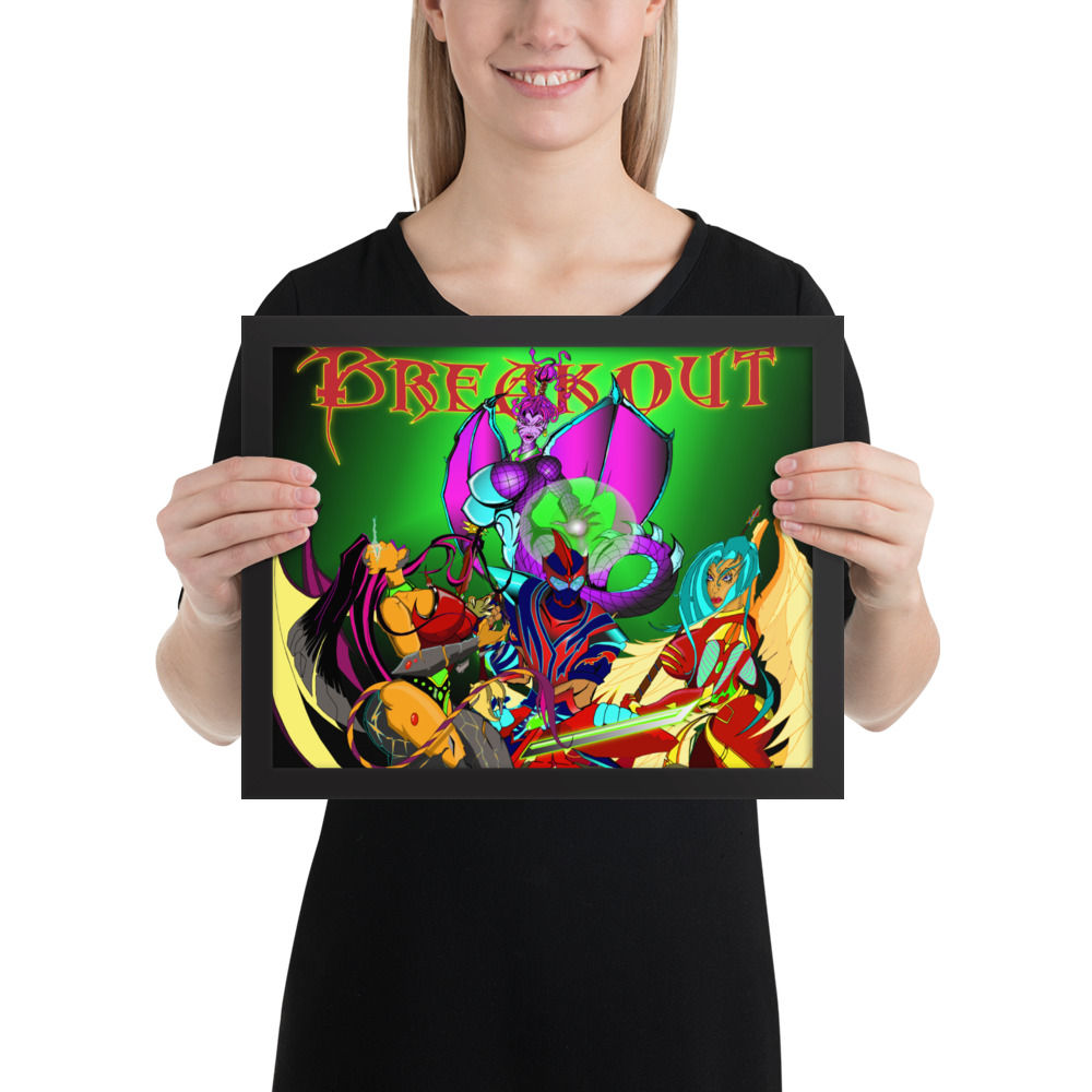 Breakout-M.I.S.T Framed photo paper poster