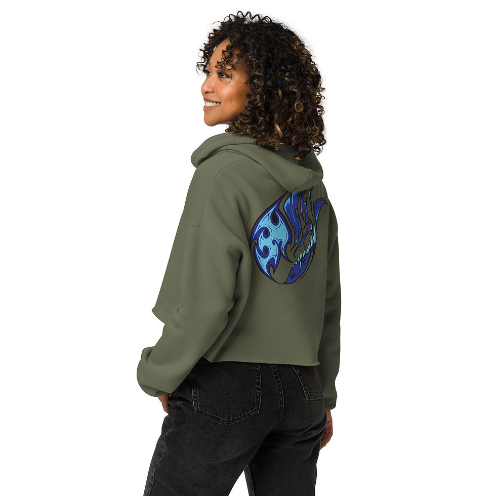 Thumbnail: Trible Tempest Crop Hoodie