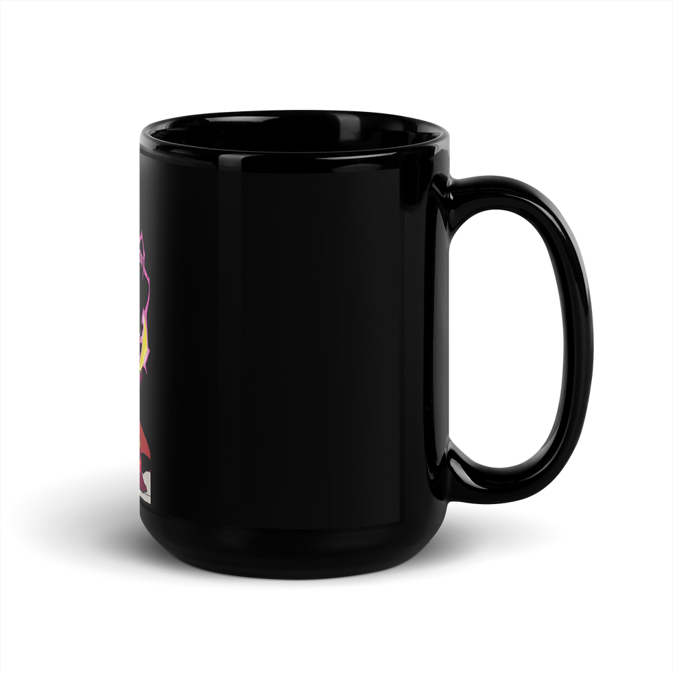 Thumbnail: Horsemen Black Glossy Mug