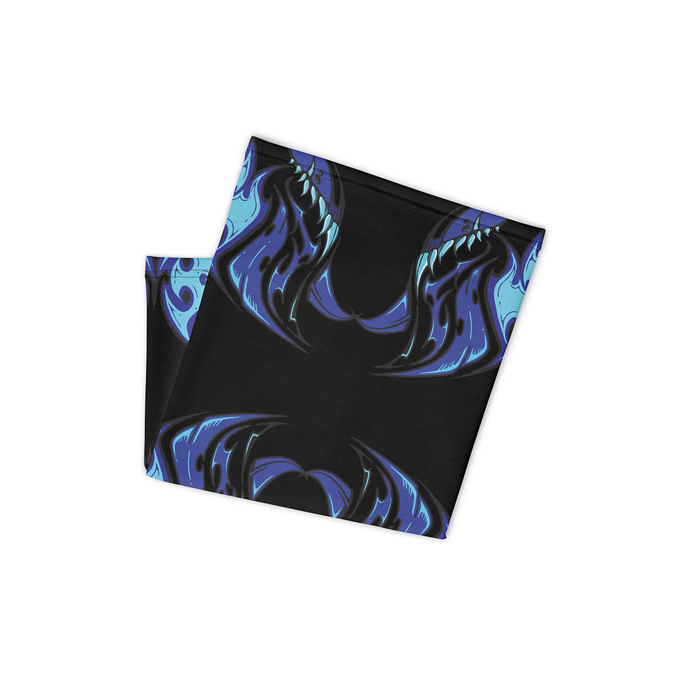 Thumbnail: Tribal Tempest Midnight Neck Gaiter