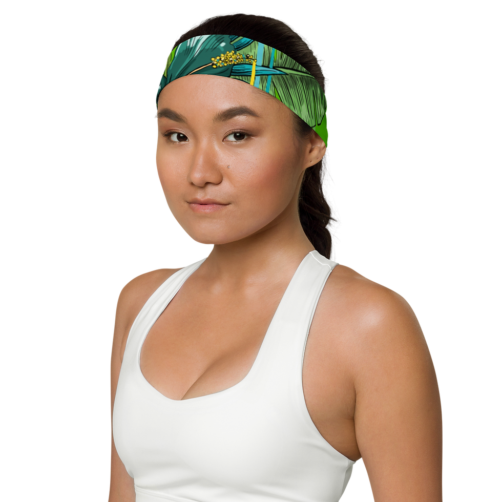 Thumbnail: Green Tropical Headband