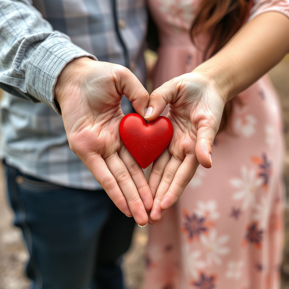 couple hoding hands dont see face holding a heart .jpg