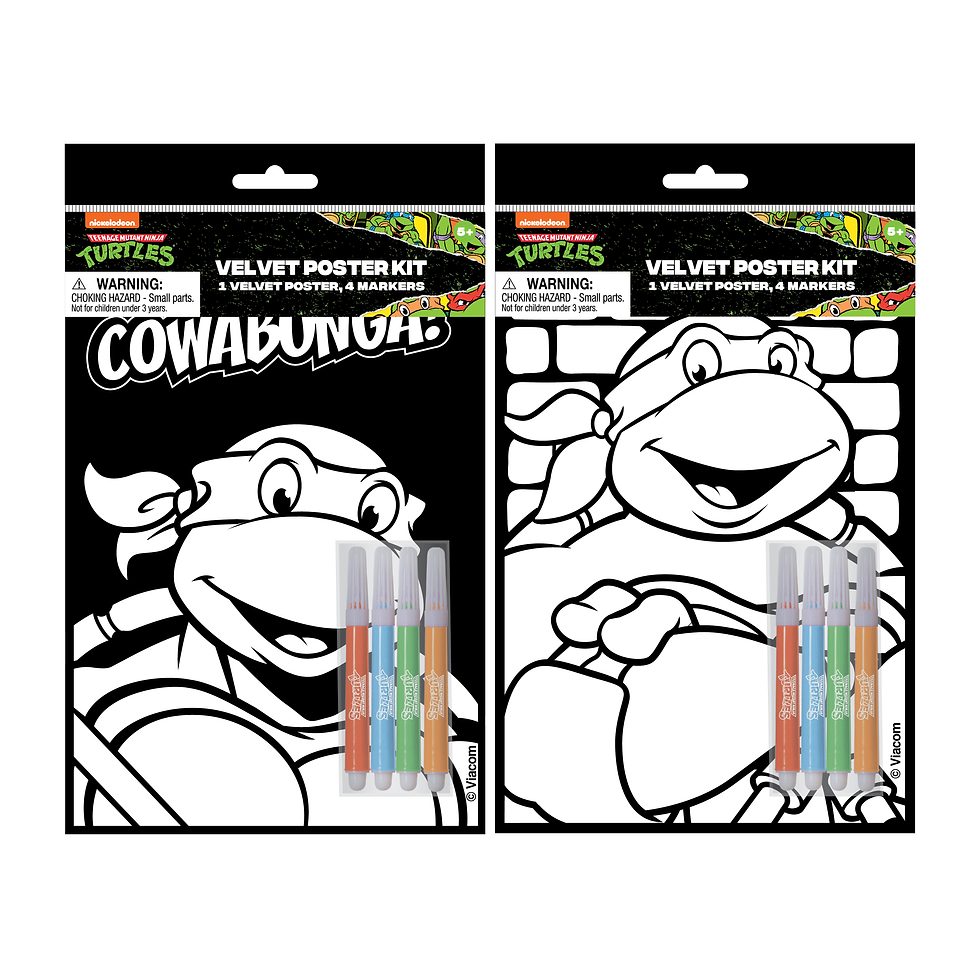 Thumbnail: TMNT Velvet Poster Kit