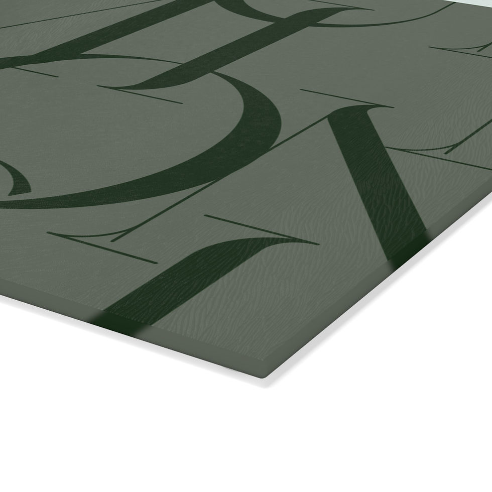 Thumbnail: Glass Cutting Board (Olive)