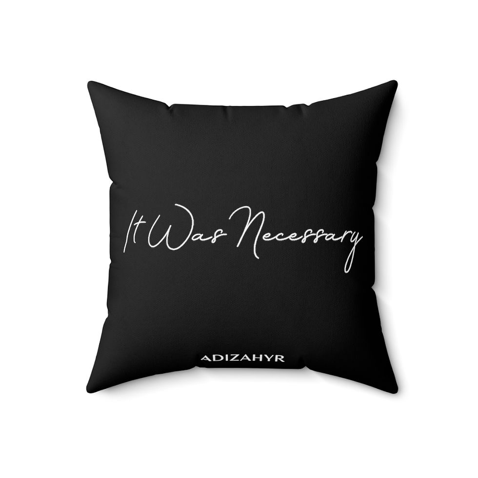 Thumbnail: It Was Necessary Faux Suede Square Pillow (Black)