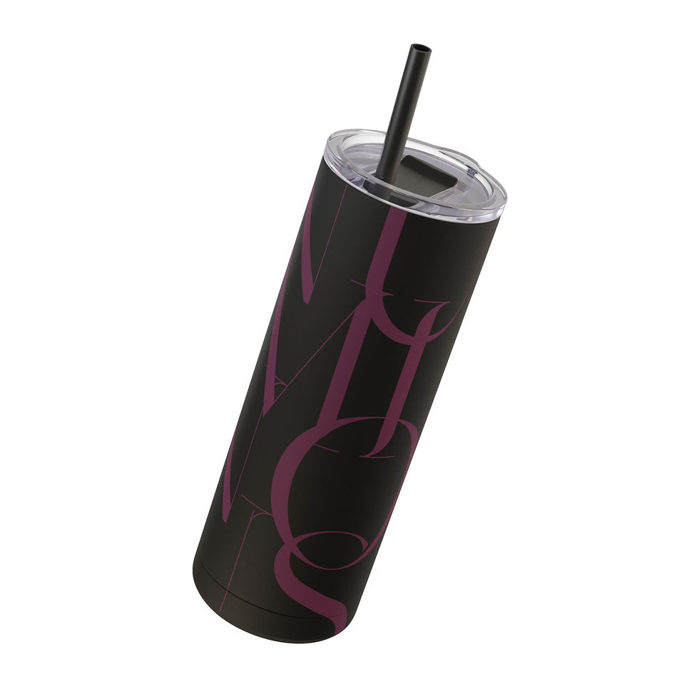 Thumbnail: Matte Tumbler (Black Berry)