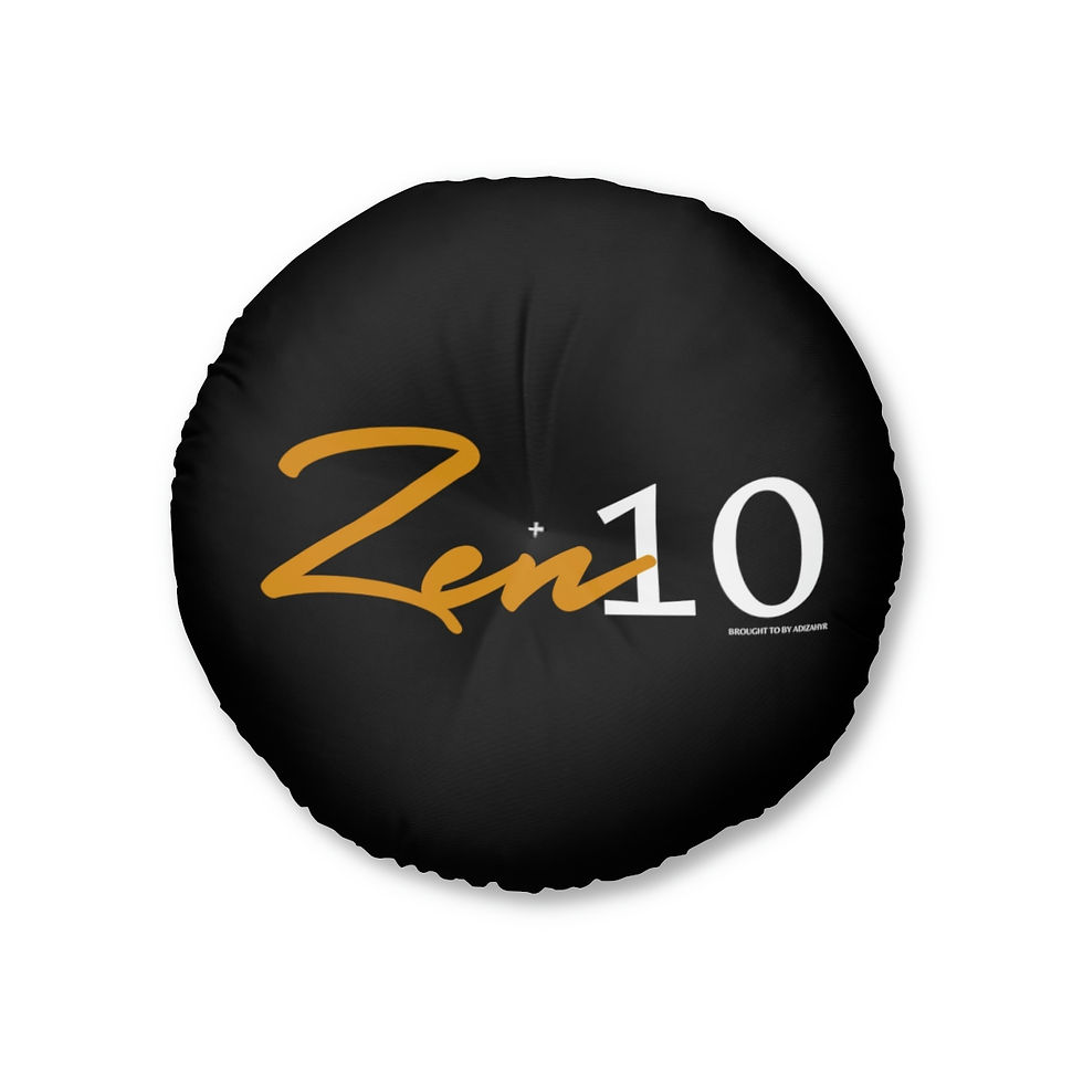 Thumbnail: Zen10 Tufted Round Floor Pillow