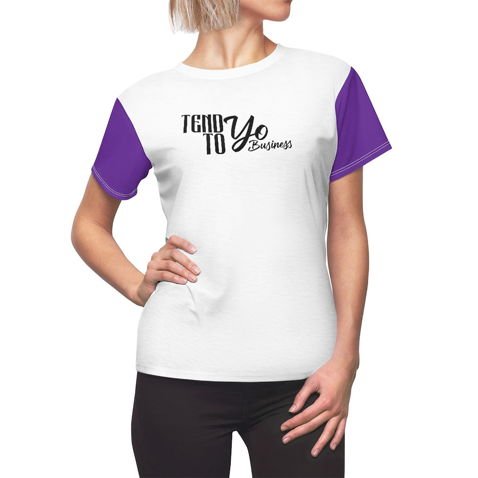 Thumbnail: Tend To Yo Business White Women's Tee