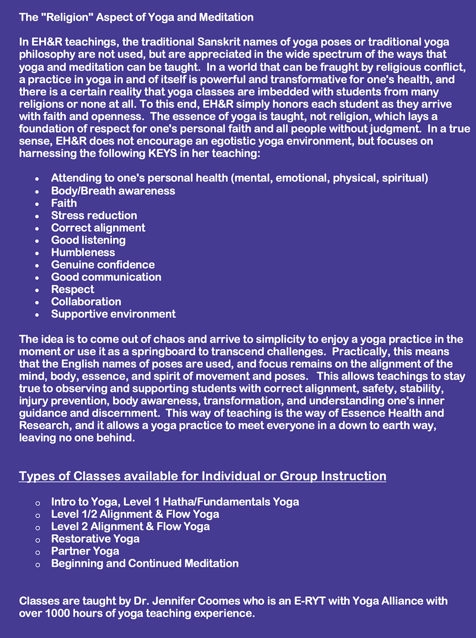 EH&R, website, Yoga services 2.png