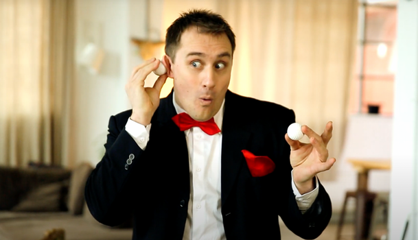 Magician Presto is a famous magician known from the tv commercial for Kellogg's magic spoon campaign and had international success.