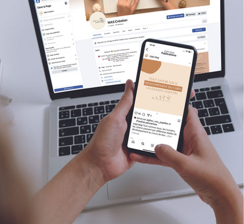 Création de contenus
Réseaux sociaux
Identité