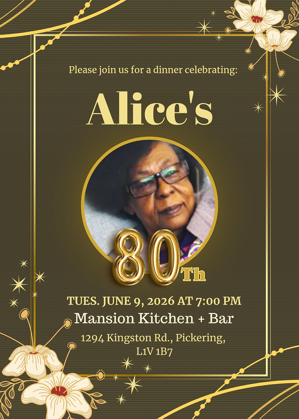 Alice's 80th Birthday Celebration